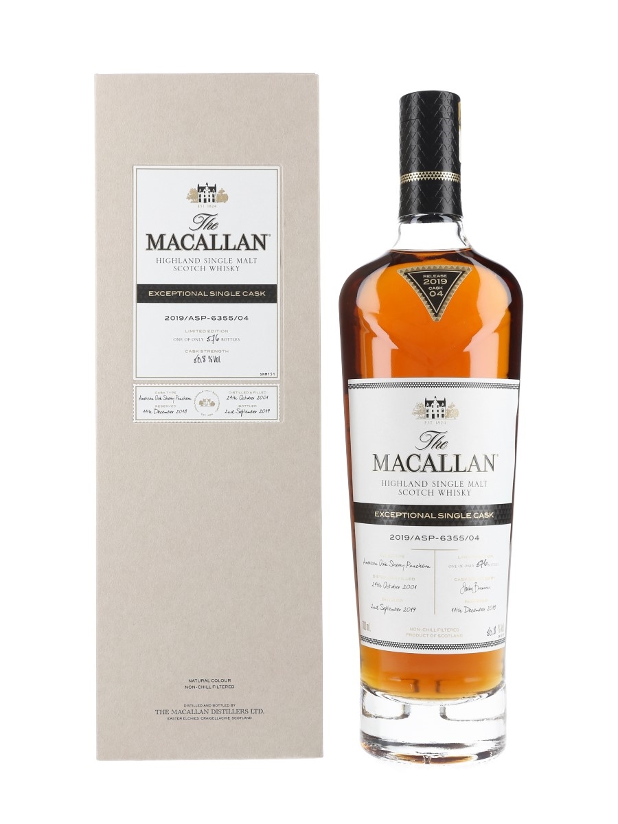 Macallan 2001 Exceptional Single Cask 04 2019 Release 70cl / 50.8%