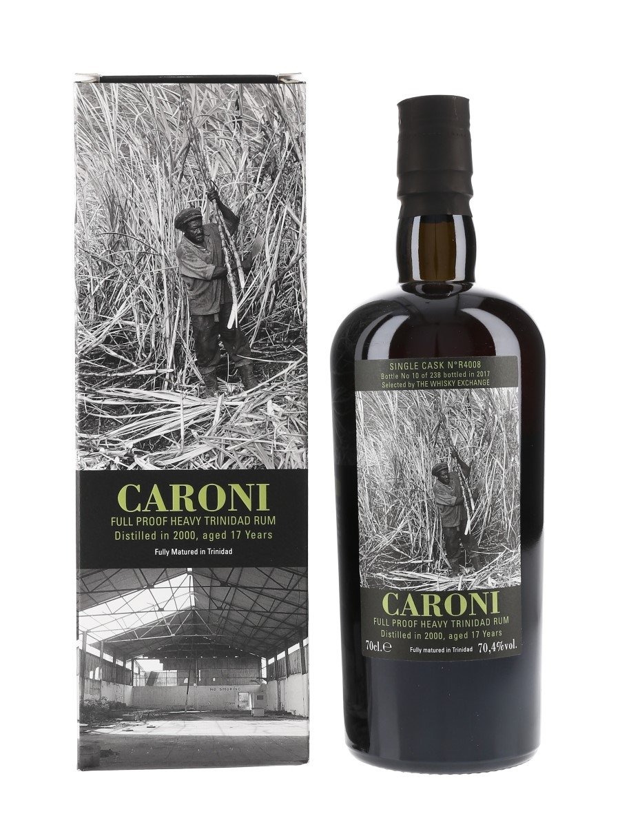 Caroni 2000 17 Year Old Full Proof Heavy Trinidad Rum - Bottle No. 10 Bottled 2017 - The Whisky Exchange 70cl / 70.4%
