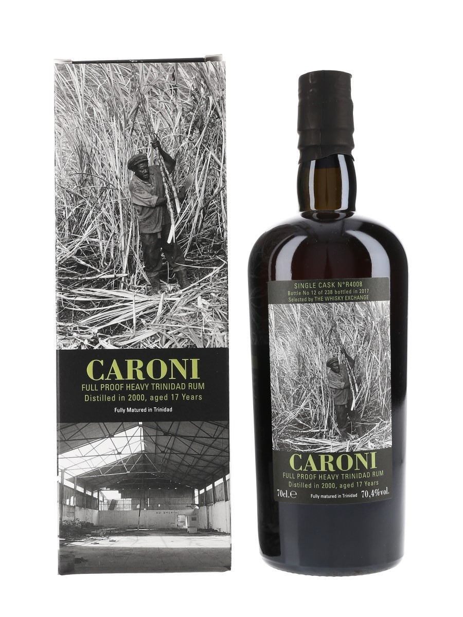 Caroni 2000 17 Year Old Full Proof Heavy Trinidad Rum - Bottle No. 12 Bottled 2017 - The Whisky Exchange 70cl / 70.4%