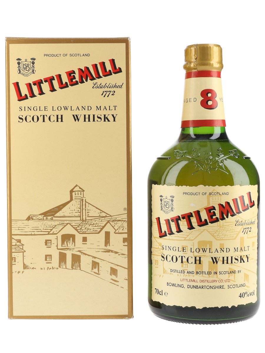 Littlemill 8 Year Old Bottled 1990s 70cl / 40%