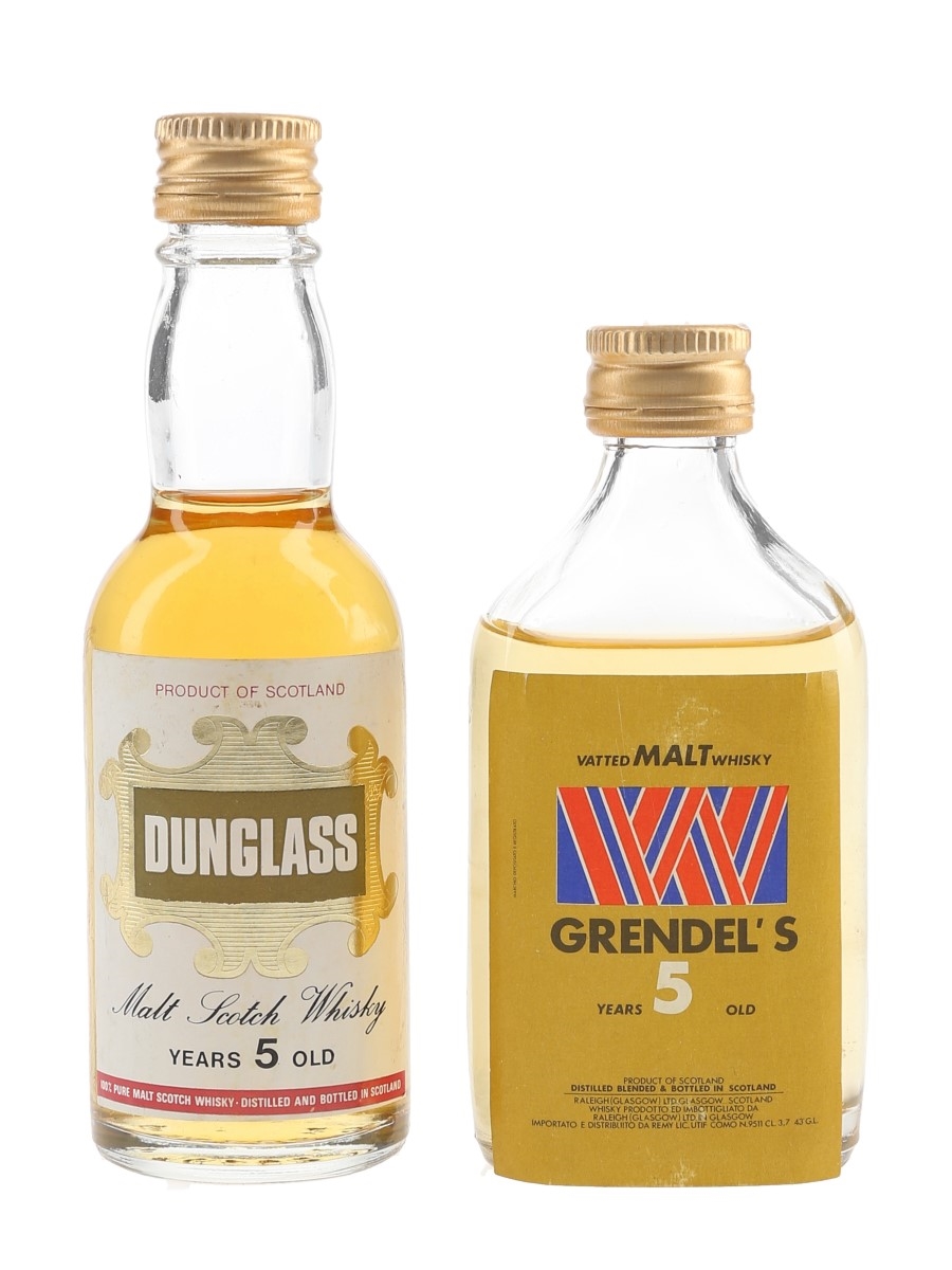 Dunglass & Grendel's 5 Year Old  2 x 3.7cl-5cl