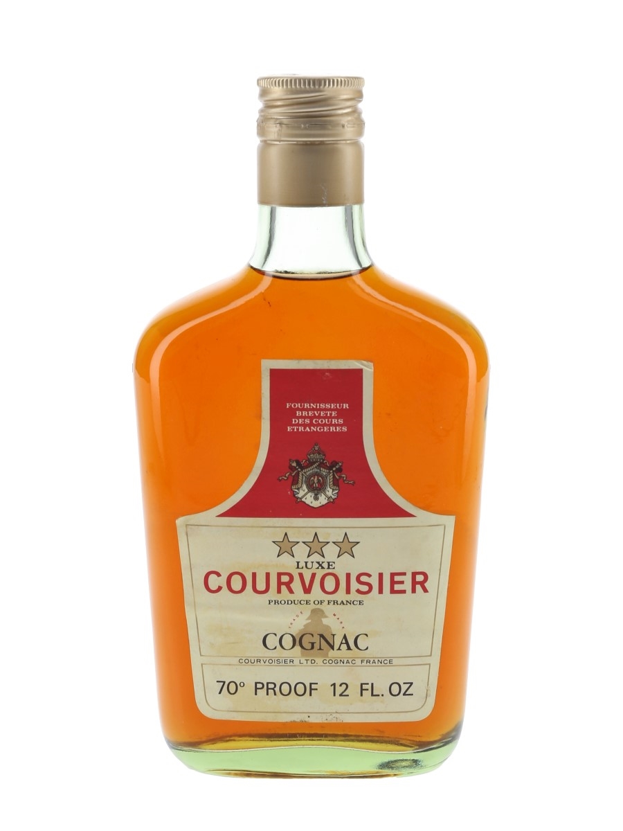 Courvoisier 3 Star Luxe Bottled 1970s 34cl / 40%