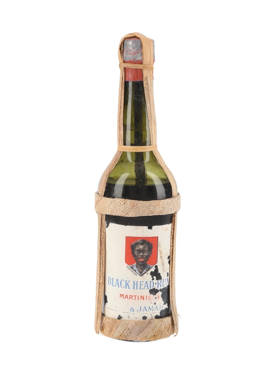 Black Head Rum Bottled Early 20th Century - W S Wood & Co. 25cl