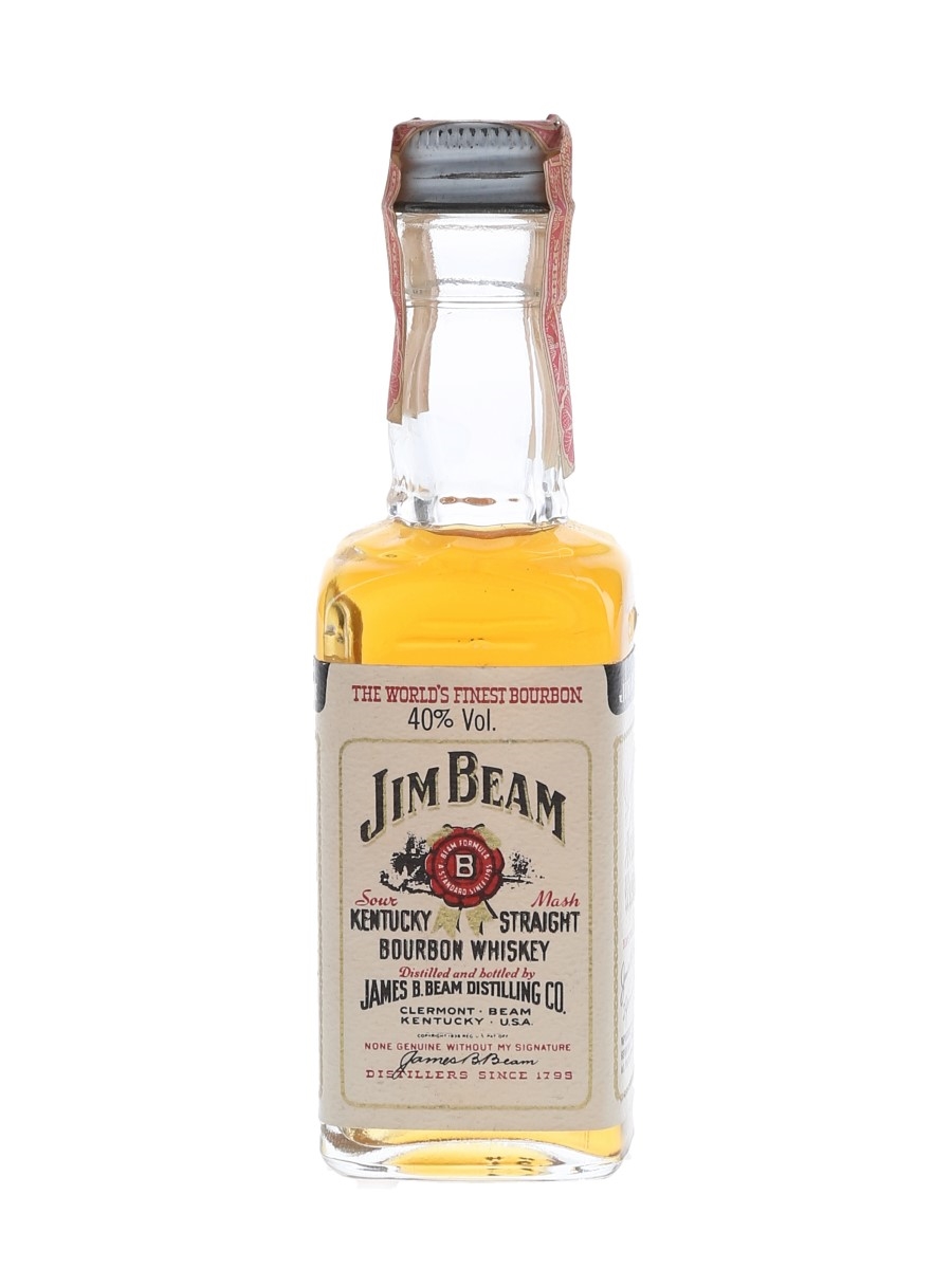 Jim Beam Bottled 1970s-1980s 5cl / 40%