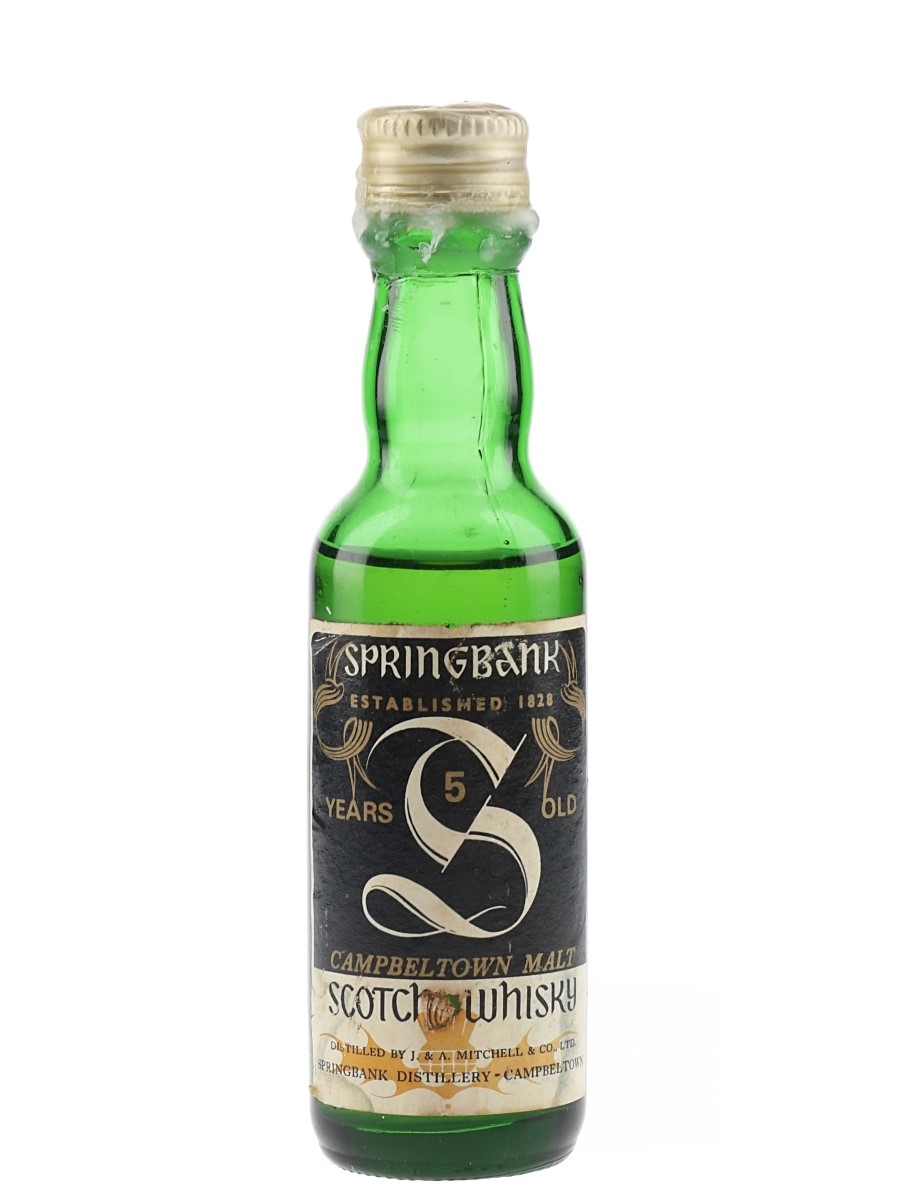 Springbank 5 Year Old Bottled 1970s 3.7cl / 43%