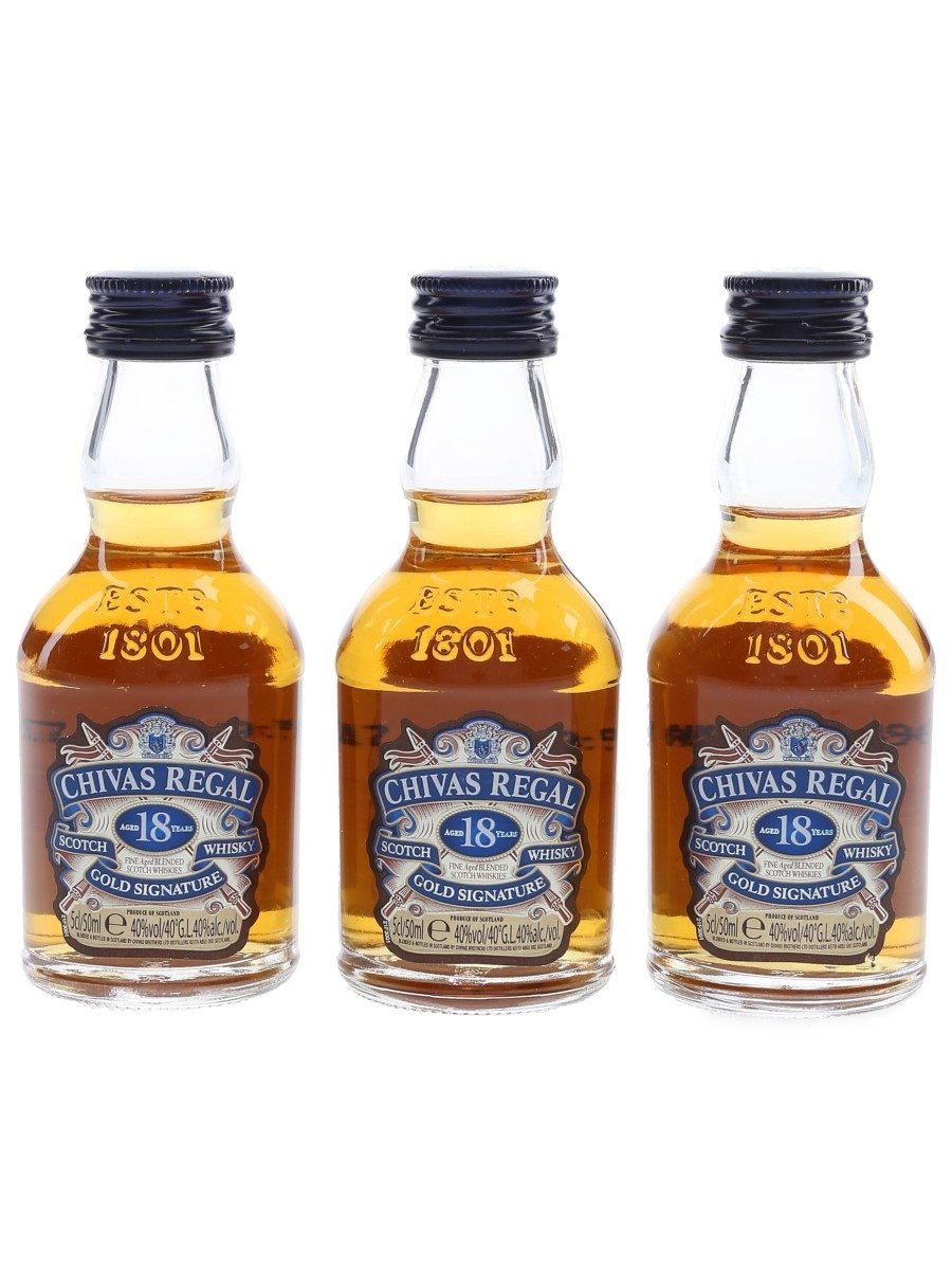 Chivas Regal 18 Year Old Gold Signature - Lot 88461 - Buy