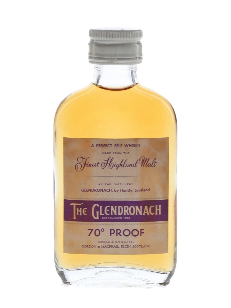 Glendronach 70 Proof - A Perfect Self Bottled 1970s - Gordon & MacPhail 5cl / 40%