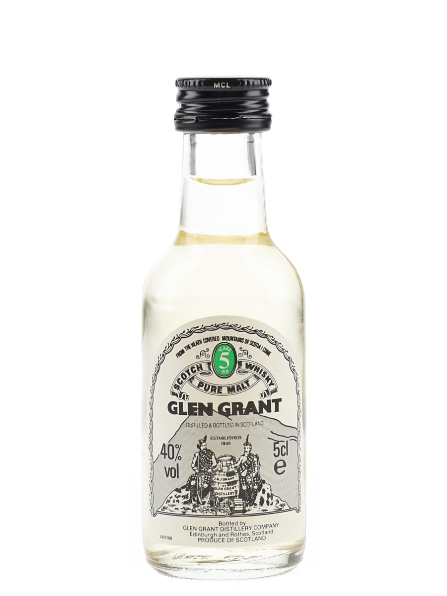 Glen Grant 5 Year Old Bottled 1980s 5cl / 40%