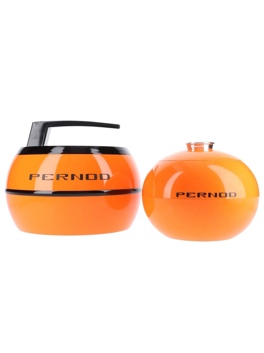 Pernod Curling Stones Ice Buckets  17cm & 21.5cm