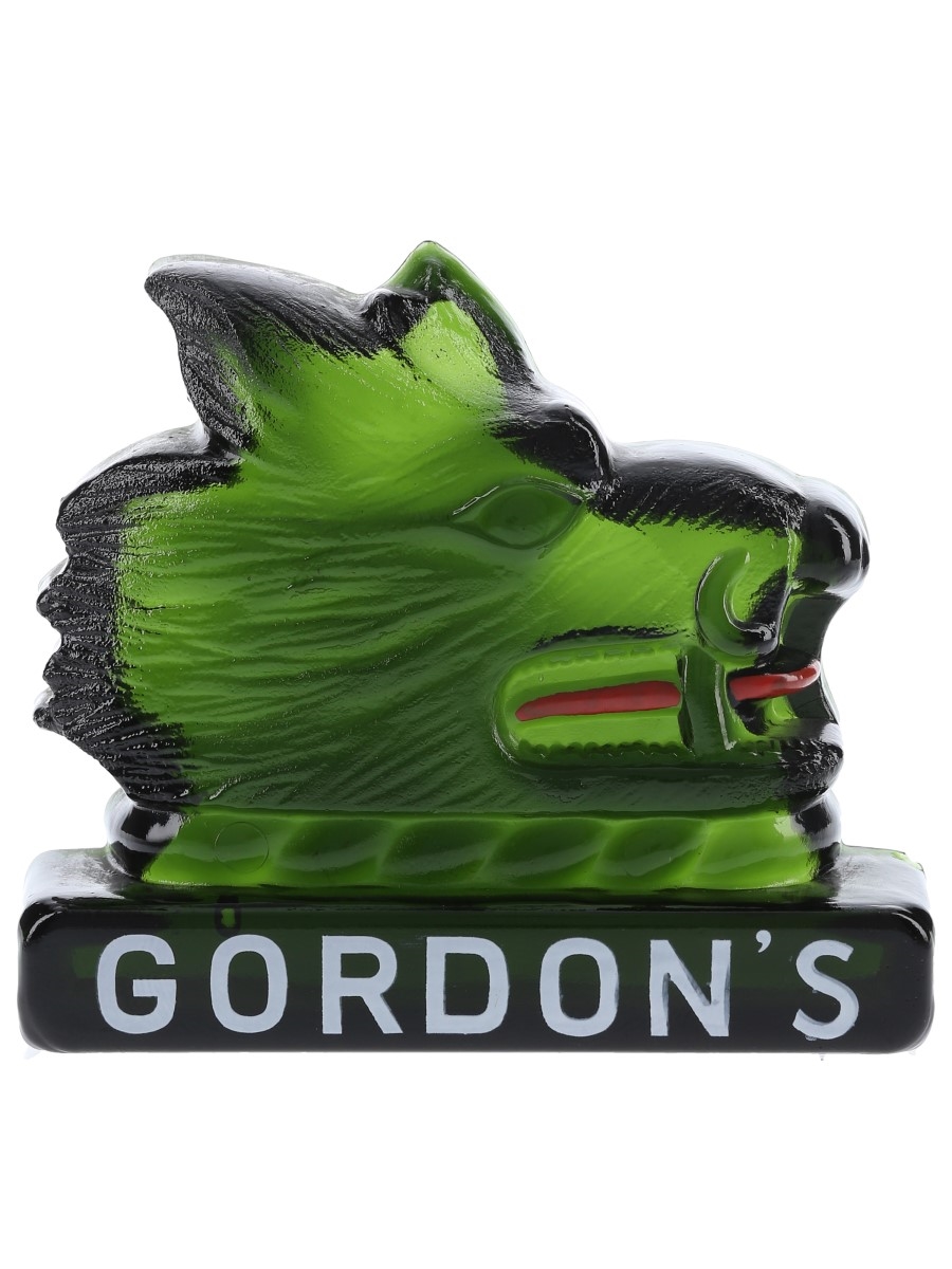 Gordon's Gin Boar Glass Mascot  14.5cm x 17cm