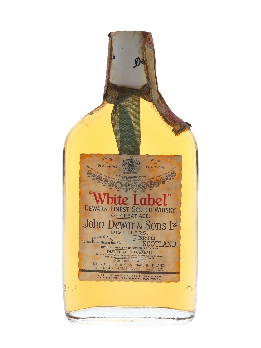 Dewar's White Label Bottled 1960s - Silva 25cl / 43%