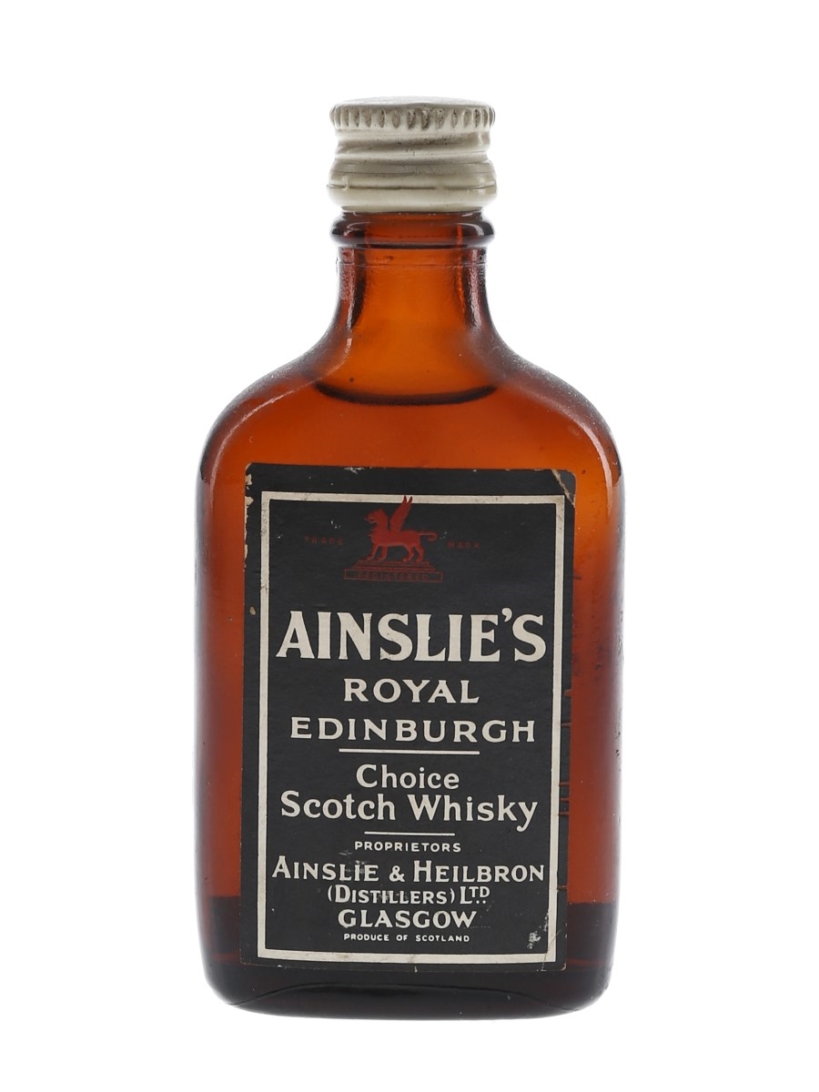 Ainslie's Royal Edinburgh Bottled 1960s 4cl