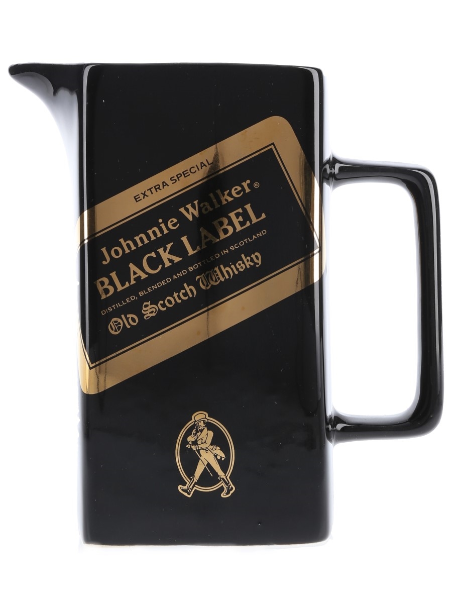Johnnie Walker Extra Special Black Label Water Jug Seton Pottery 17cm Tall