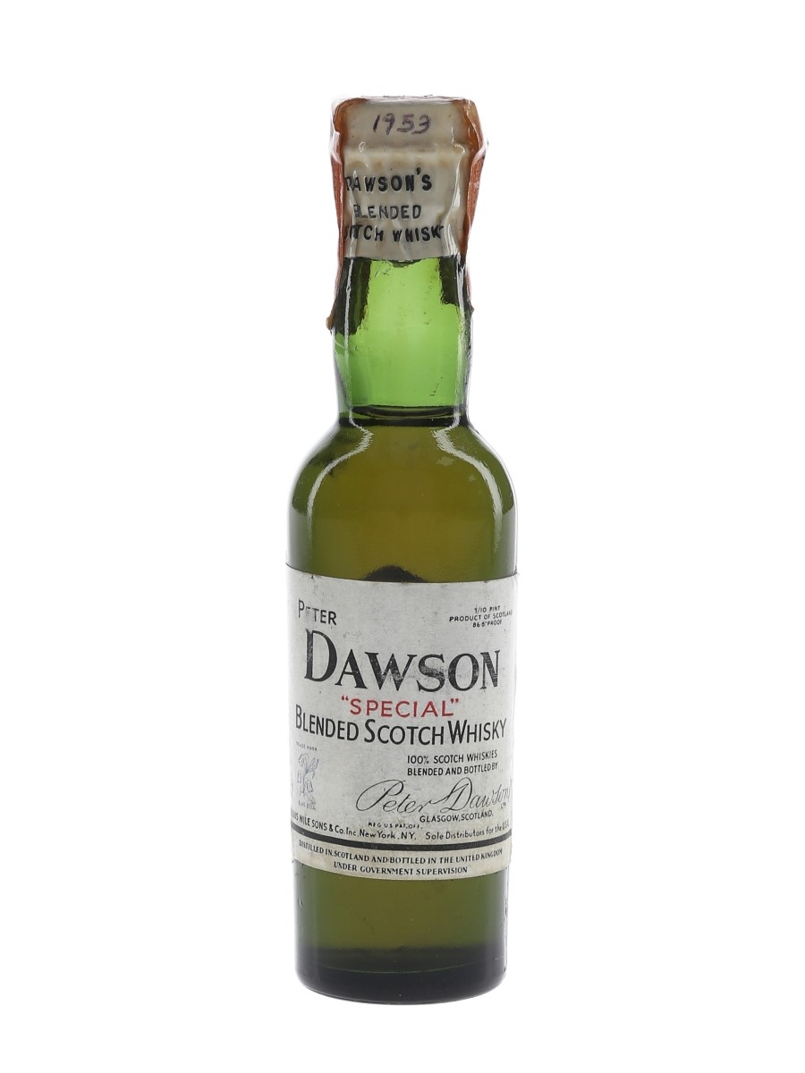 Peter Dawson Special Spring Cap Bottled 1950s 4.7cl / 43.4%