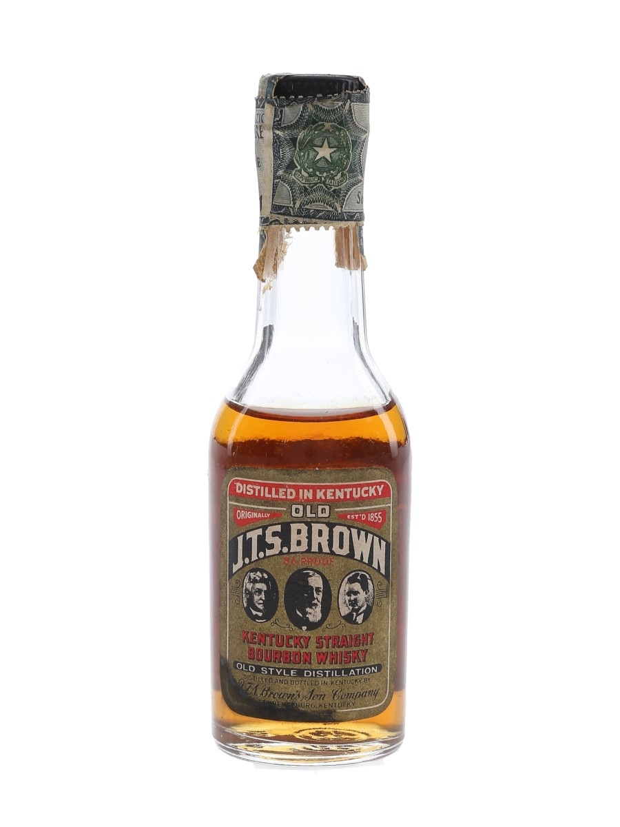 Old JTS Brown Bottled 1960s 5cl / 43%