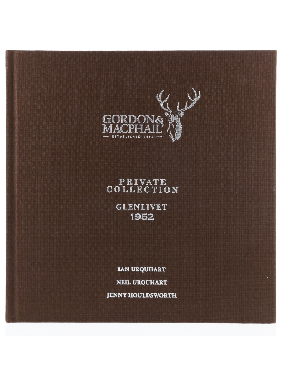 Glenlivet 1952 Book Gordon & MacPhail Private Collection 