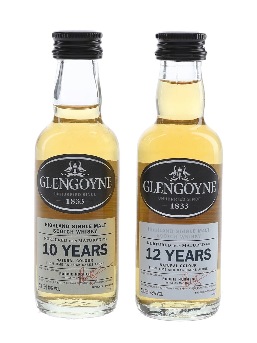 Glengoyne 10 & 12 Year Old  2 x 5cl