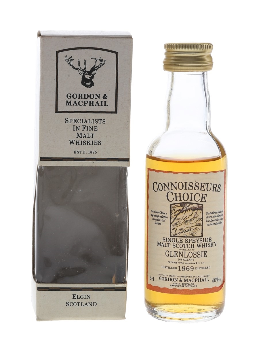 Glenlossie 1969 Connoisseurs Choice Bottled 1990s - Gordon & MacPhail 5cl / 40%