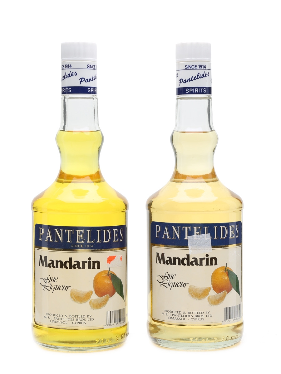 Pantelides Mandarin Liqueur  2 x 70cl