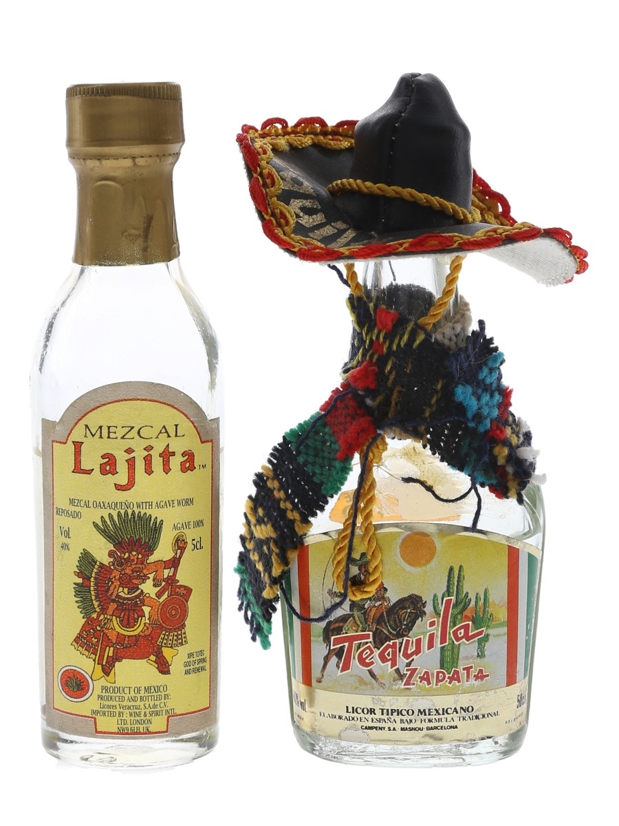 Campeny Tequila Zapata & Mezcal Lajita Reposado  2 x 5cl / 40%