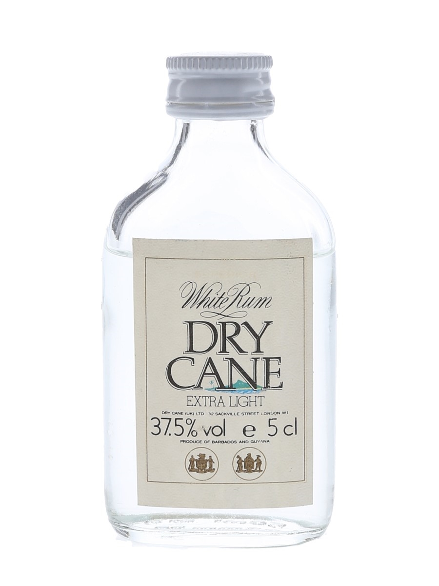 Dry Cane Extra Light Bottled 1980s 5cl / 37.5%