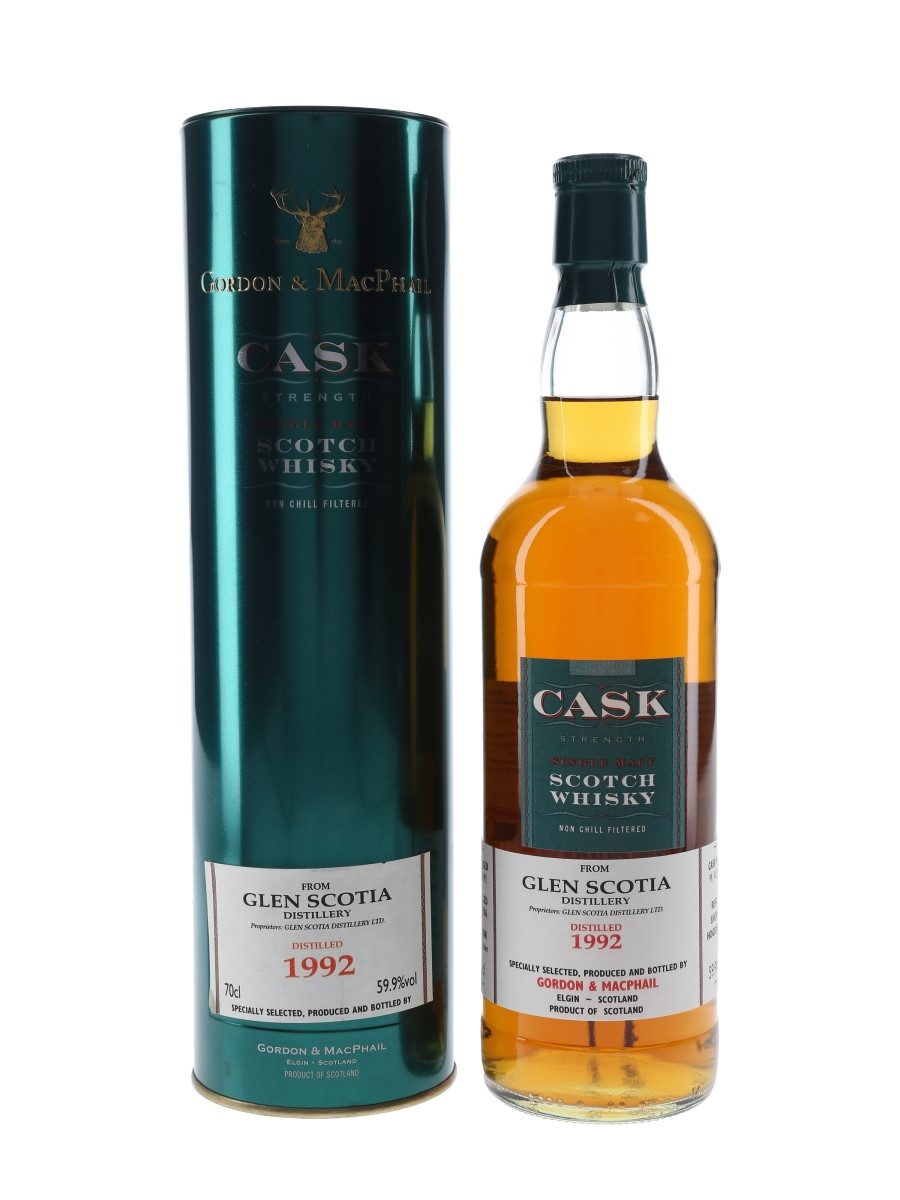 Glen Scotia 1992 Cask Strength Bottled 2006 - Gordon & MacPhail 70cl / 59.9%
