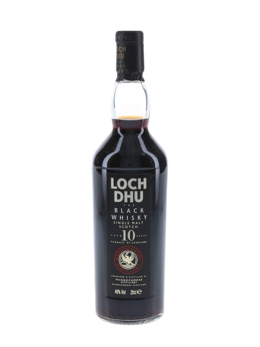 Loch Dhu 10 Year Old - The Black Whisky - Lot 90386 - Buy/Sell Speyside ...