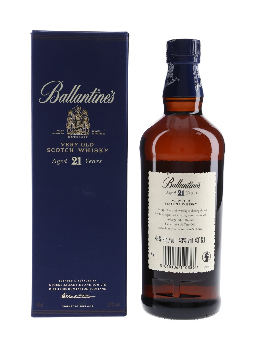 Ballantine’s VERY OLD SCOTCH WHISKY BALLANTINE'S SCOTCH WHISKY VTG GLASS BOTTLE 1LT EMPTY | eBay