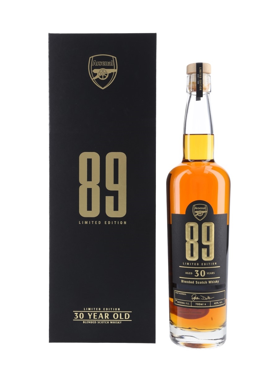 Arsenal 89 Anniversary Edition 30 Year Old Ian Macleod Distillers Ltd 70cl / 40%