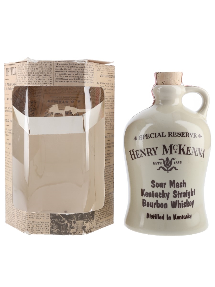 Henry McKenna Special Reserve Sour Mash Bottled 1990s - Ceramarte Ceramic Decanter 75cl / 40%