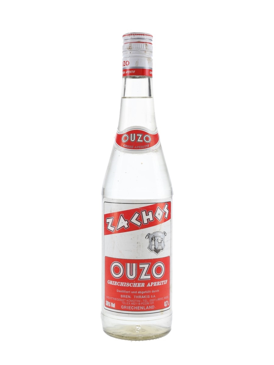 Ouzo Zachos - Online Spirits Bren - Lot 89895 Buy/Sell Thrakis