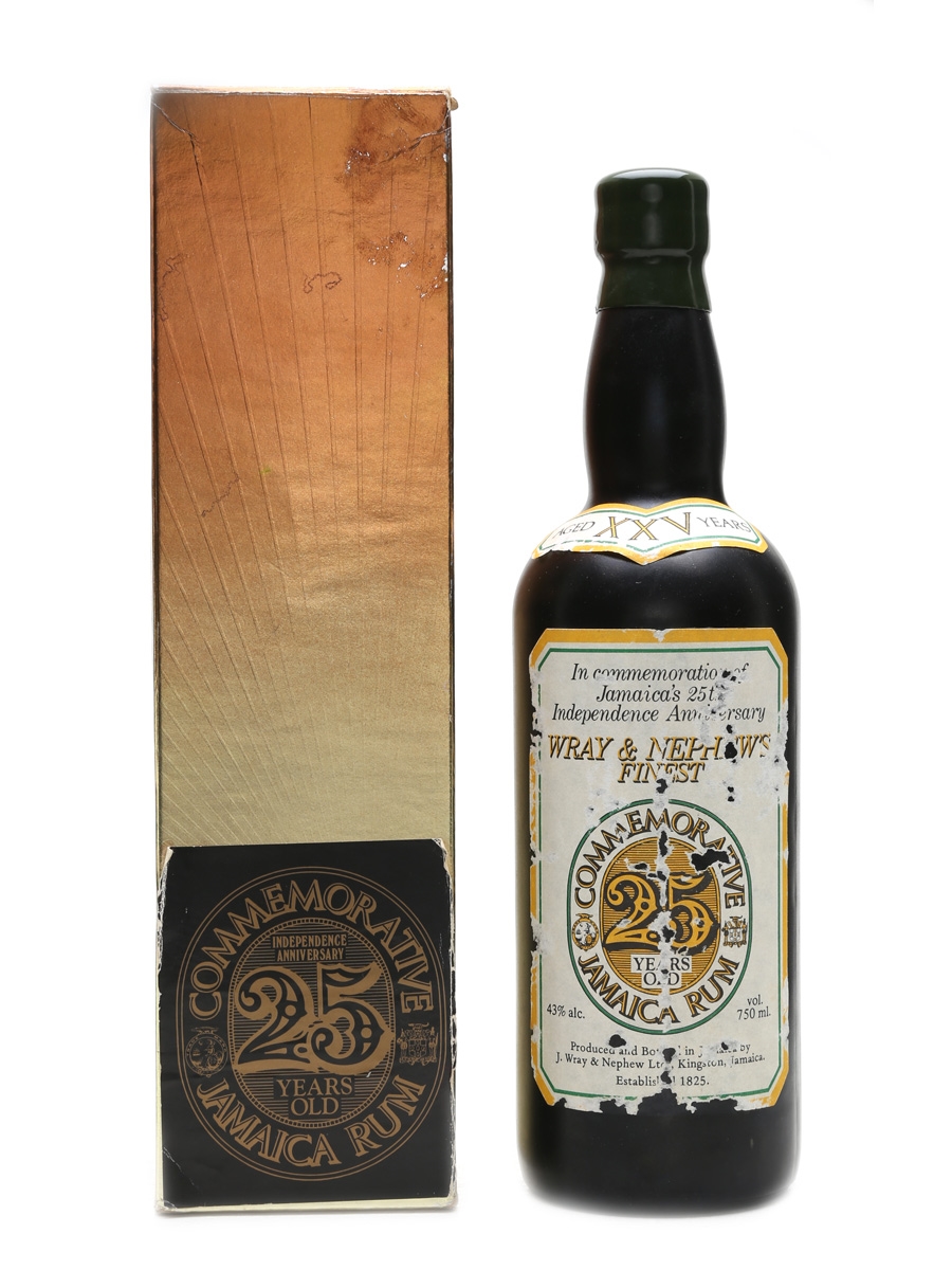 Wray & Nephew's Commemorative 25 Years Old Lot 9597 Whisky.Auction Whisky & Fine Spirits Wray & Nephew's Commemorative 25 Years Old Lot 9597 Whisky.Auction Whisky & Fine Spirits
