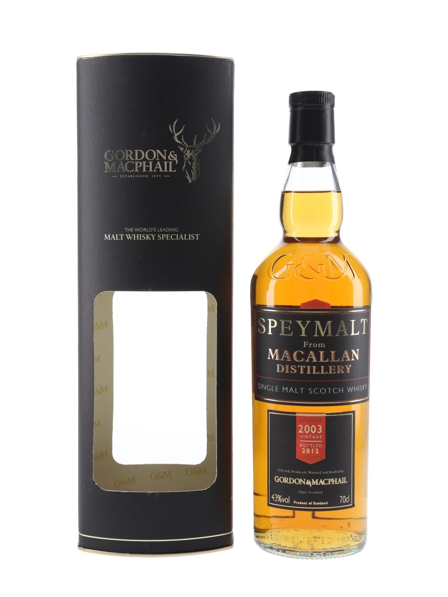 Macallan 2003 Speymalt Bottled 2012 - Gordon & MacPhail 70cl / 43%