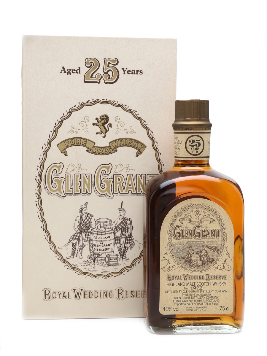 Glen Grant 25 Years Old Royal Wedding Reserve Bottled 1981 75cl / 40%