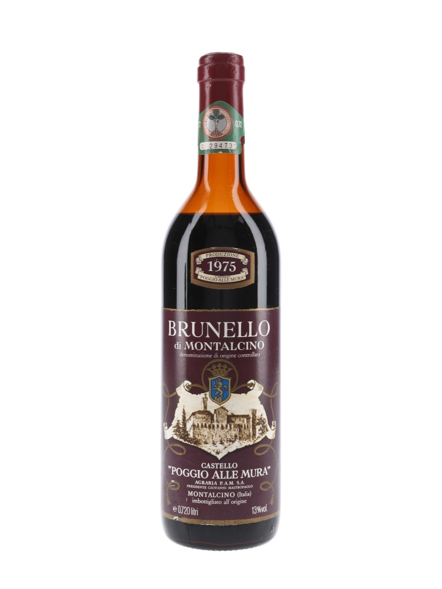 人気特価をすべて Montalcino Di Brunello 1975 Italian Buy/Sell - 95823 Lot - ワイン