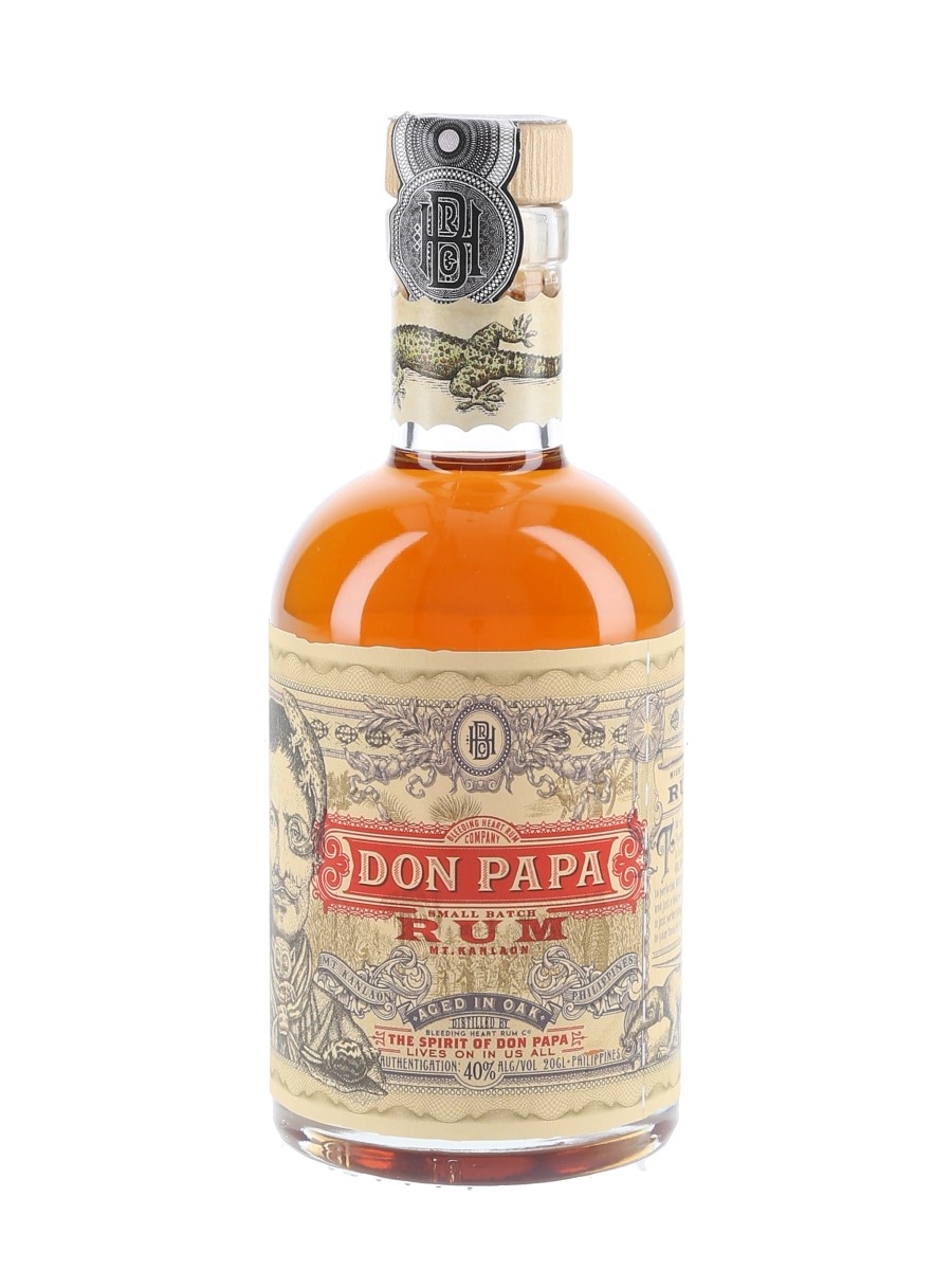 Don Papa 7 Year Old Small Batch Rum Bleeding Heart Rum Company - Philippines 20cl / 40%