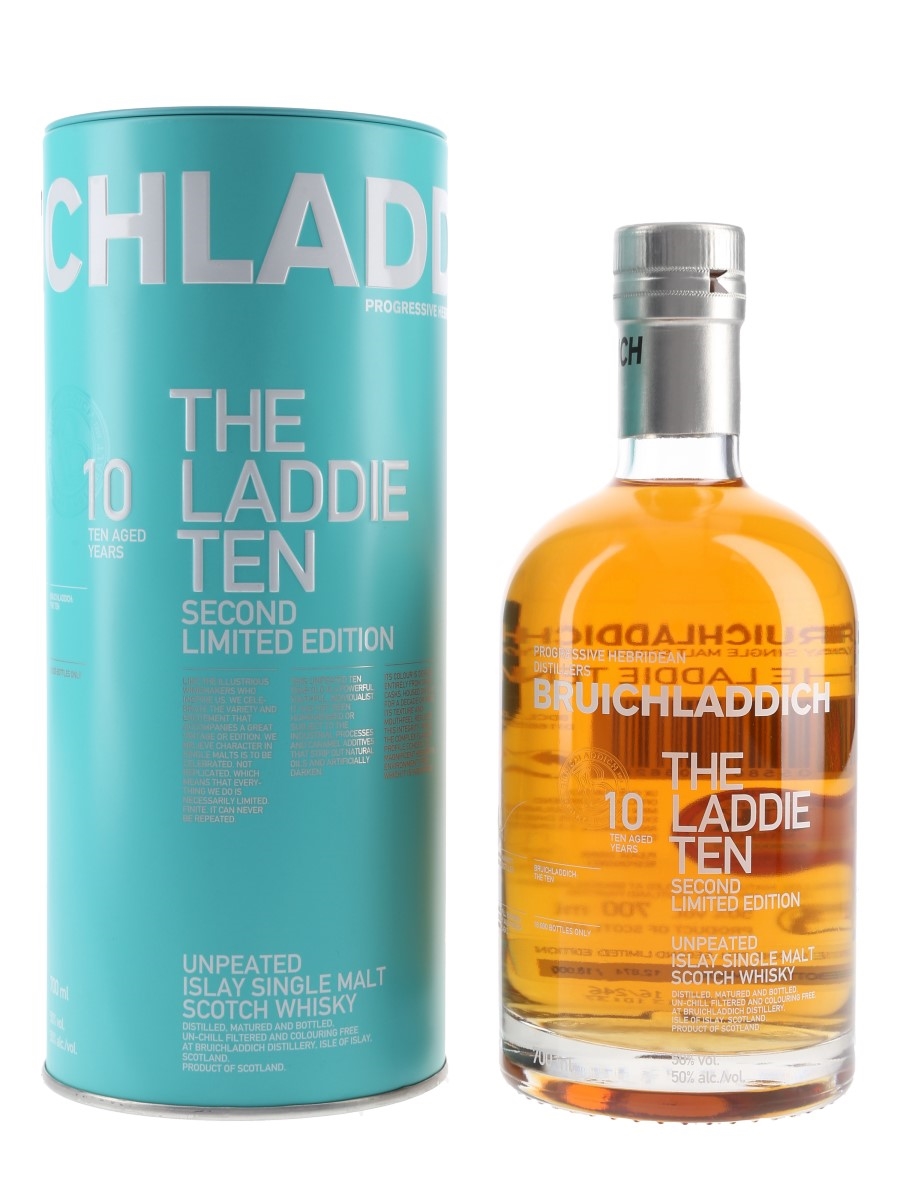 Bruichladdich 10 Year Old The Laddie Ten Second Limited Edition 70cl / 50%