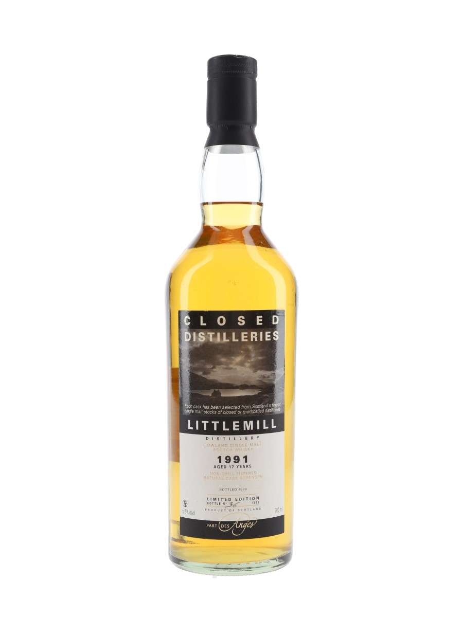 Littlemill 1991 17 Year Old Closed Distilleries Bottled 2009 - Part des Anges 70cl / 51.9%