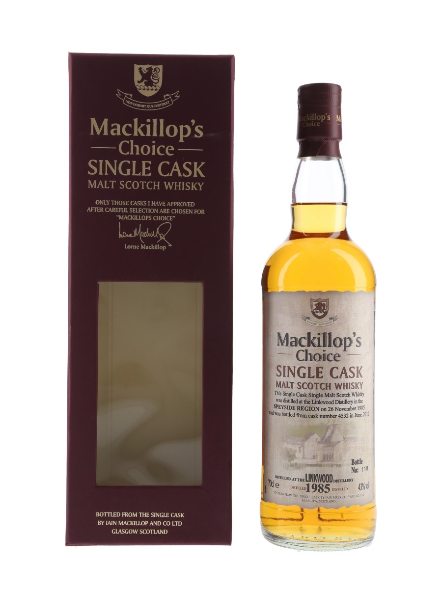 Linkwood 1985 Mackillop's Choice Bottled 2010 70cl / 43%