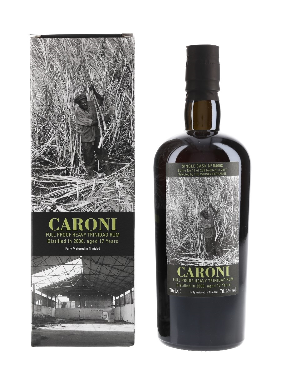 Caroni 2000 17 Year Old Full Proof Heavy Trinidad Rum - Bottle No. 11 Bottled 2017 - The Whisky Exchange 70cl / 70.4%