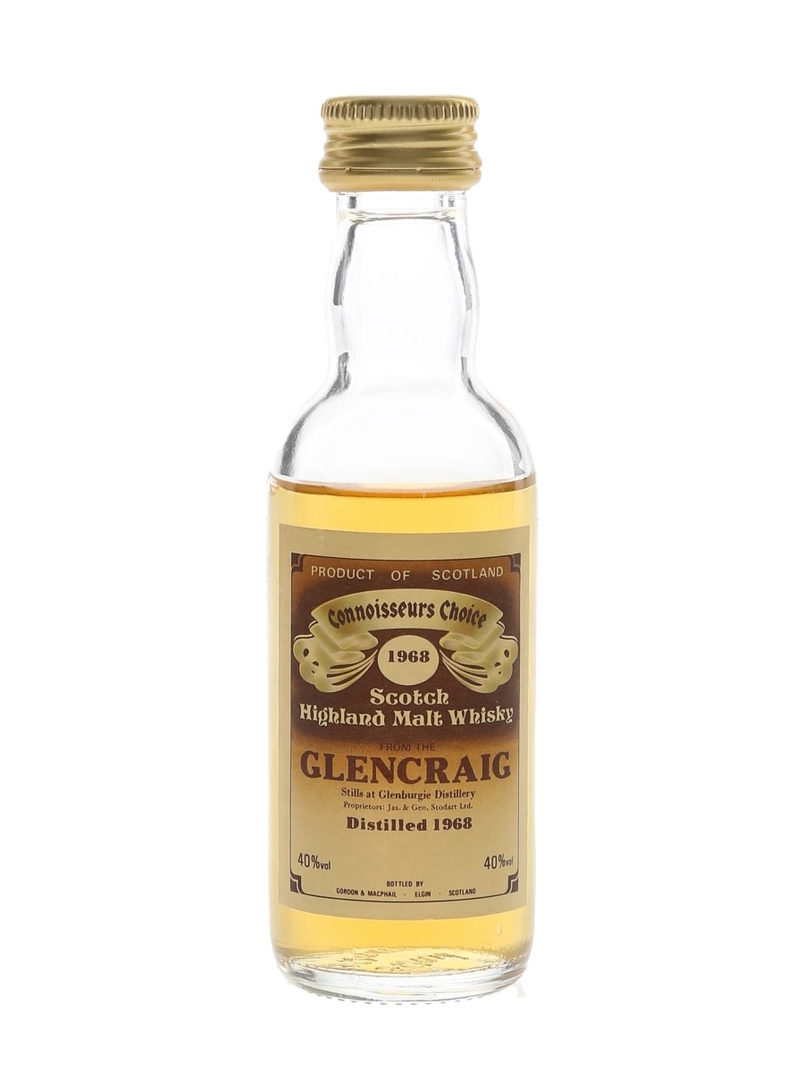 Glencraig 1968 Connoisseurs Choice Bottled 1980s - Gordon & MacPhail 5cl / 40%