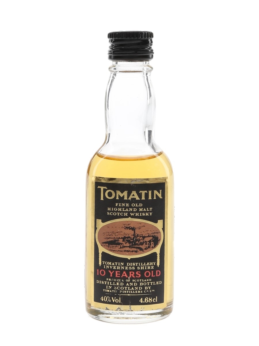 Tomatin 10 Year Old Bottled 1980s 4.6cl / 40%