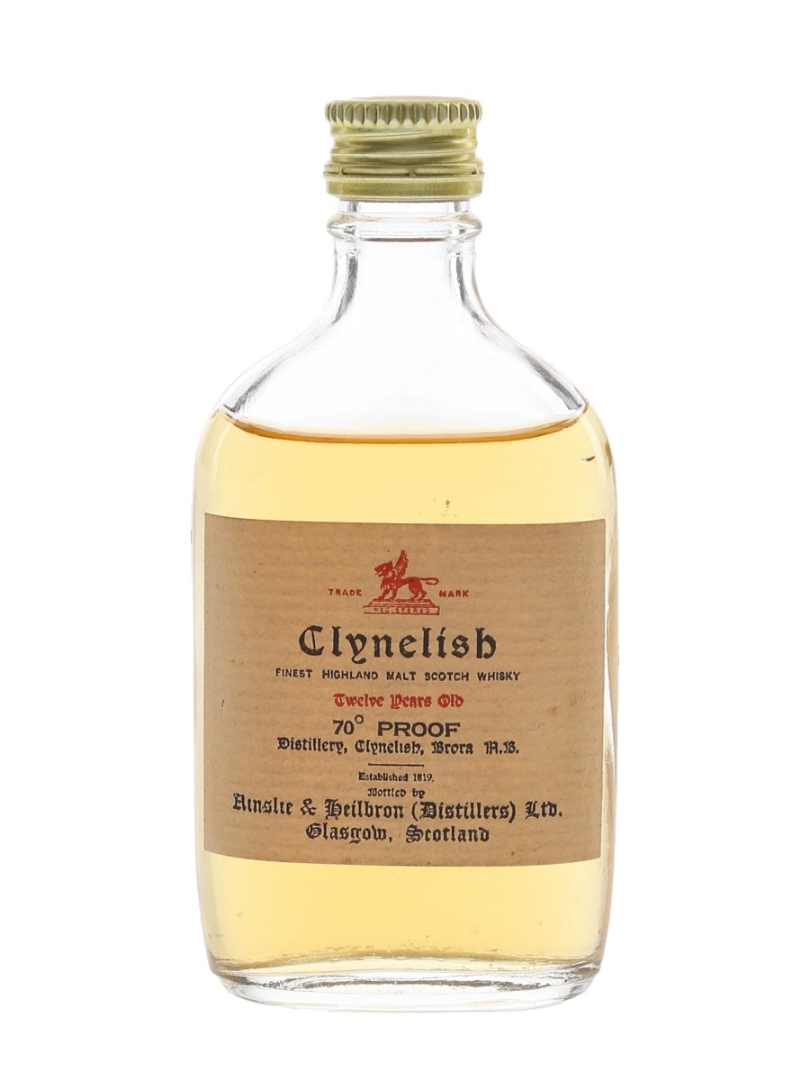 Clynelish 12 Year Old Bottled 1960s-1970s 5cl / 40%