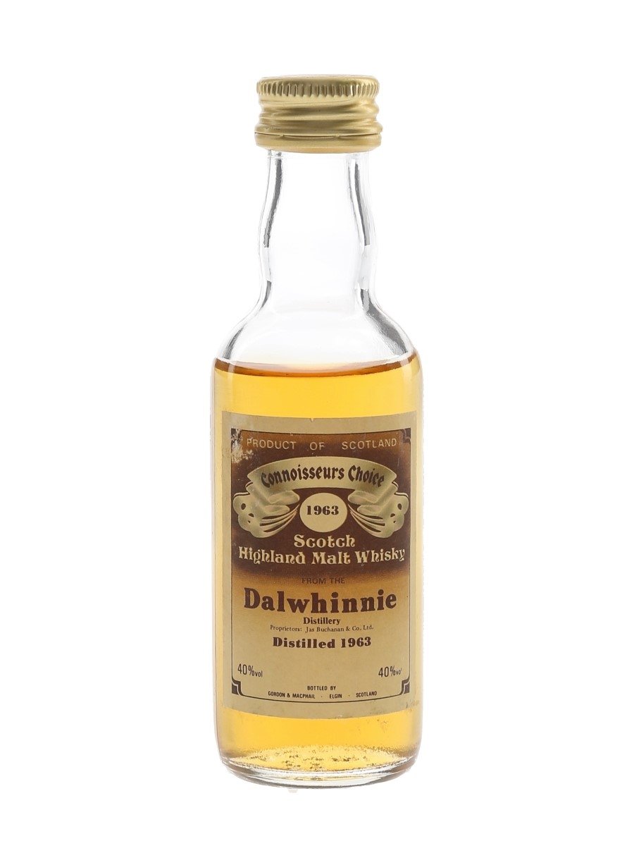 Dalwhinnie 1963 Connoisseurs Choice Bottled 1980s - Gordon & MacPhail 5cl / 40%