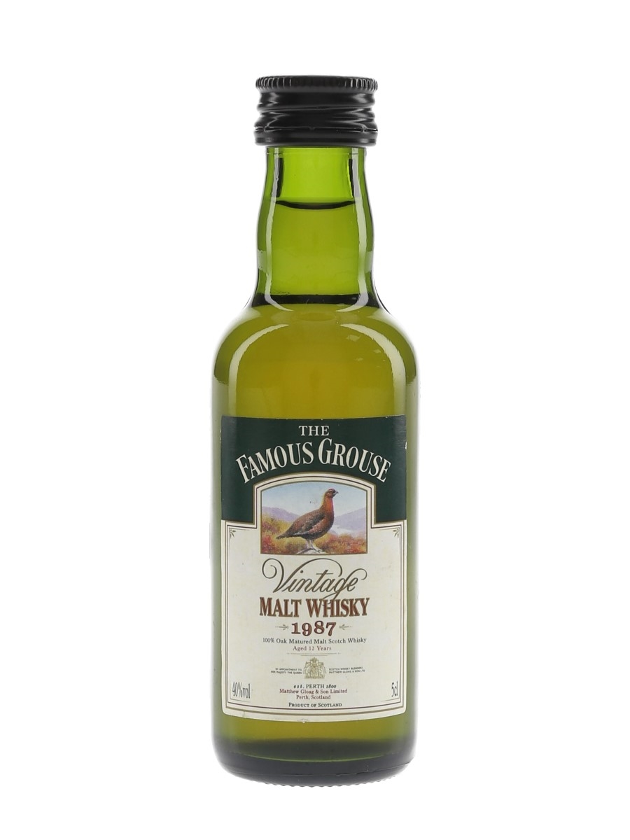 The Famous Grouse 1987 12 Year Old - Lot 93955 - Buy/Sell Blended