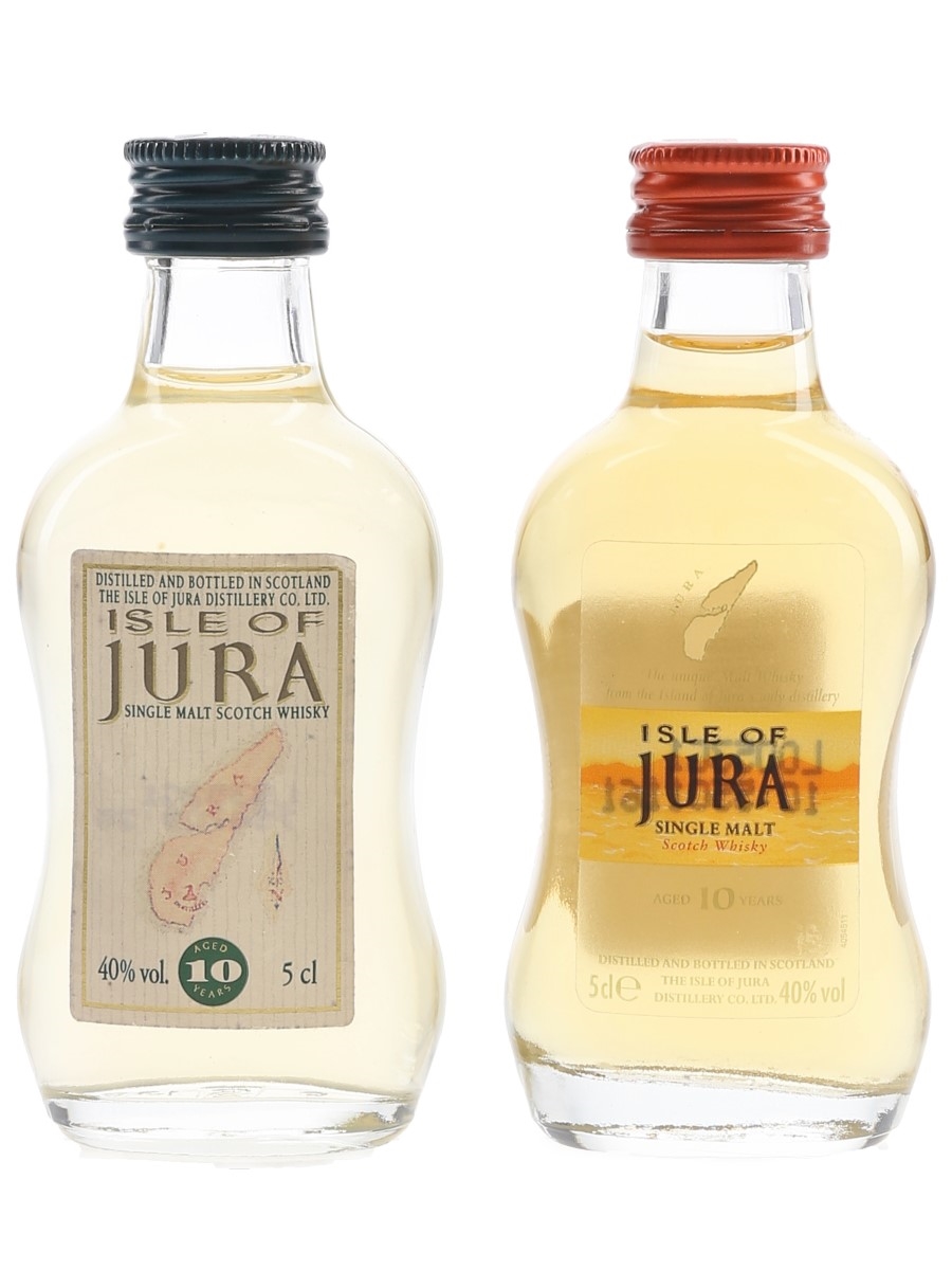 Isle Of Jura 10 Year Old Bottled 1990s & 2000s 2 x 5cl