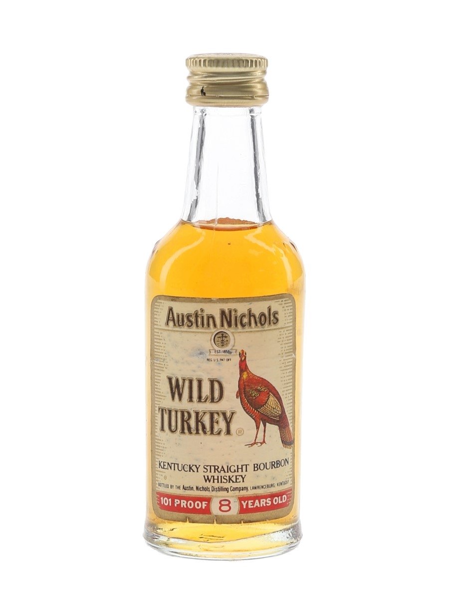 Wild Turkey 8 Year Old 101 Proof Bottled 1970s 5cl / 50.5%