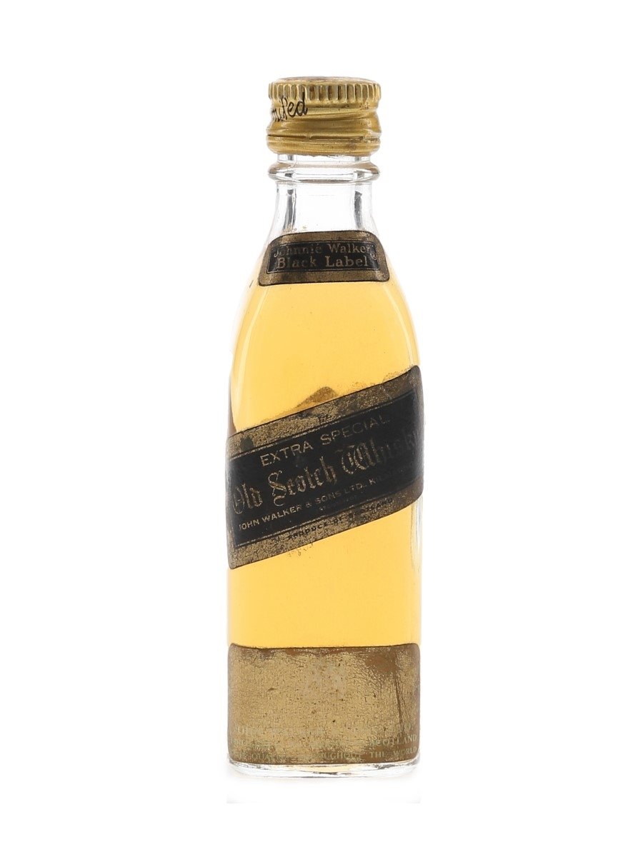 Johnnie Walker Black Label Extra Special Bottled 1960s 5cl / 40%