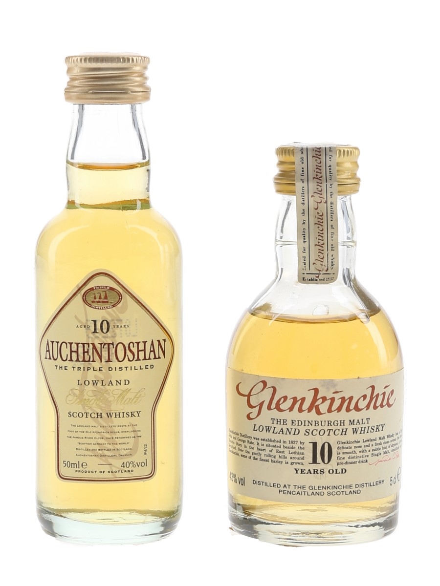 Auchentoshan & Glenkinchie 10 Year Old  2 x 5cl