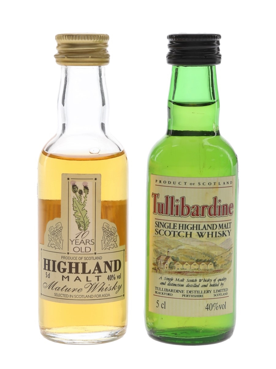 Tullibardine & Highland 10 Year Old  2 x 5cl / 40%